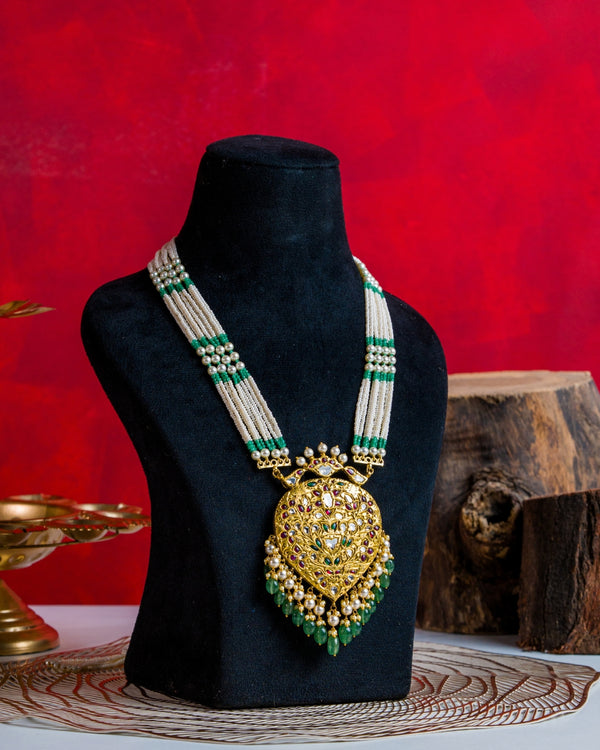 Panchlada Emerald Drop Set