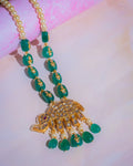 REGAL GREEN TRUNK NECKLACE