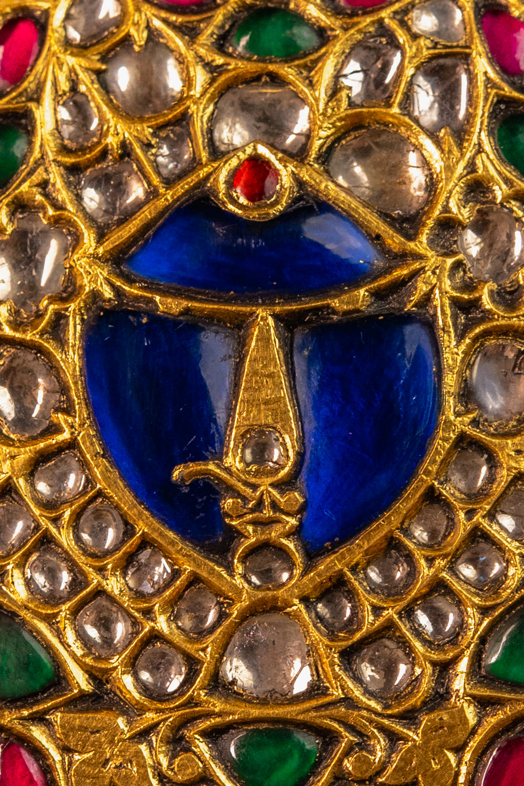 SHRINATH JI EMERALD GLORY NECKLACE