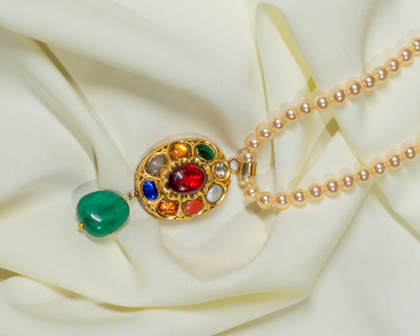 RANG MAHAL NAVRATAN PENDANT